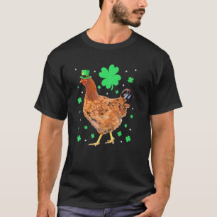 Lucky Chicken Men Women Kids St Patricks Day Chick T-Shirt