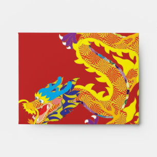 Lucky Chinese Dragon Envelope