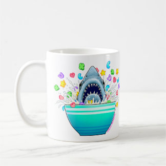 Lucky Chums Shirt (Jaws & Lucky Charms Parody) Coffee Mug
