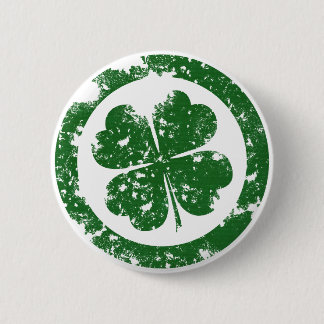 Lucky Clover 2 Inch Round Button