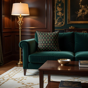 Lucky Clover 🍀 A Timeless Symbol of Good Fortune Throw Pillow