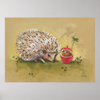 Lucky Clover Afternoon   Large Poster