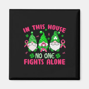 Lucky Clover Breast Cancer Awareness St Patrick's Magnet