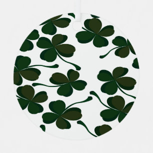lucky clover christmas ornament