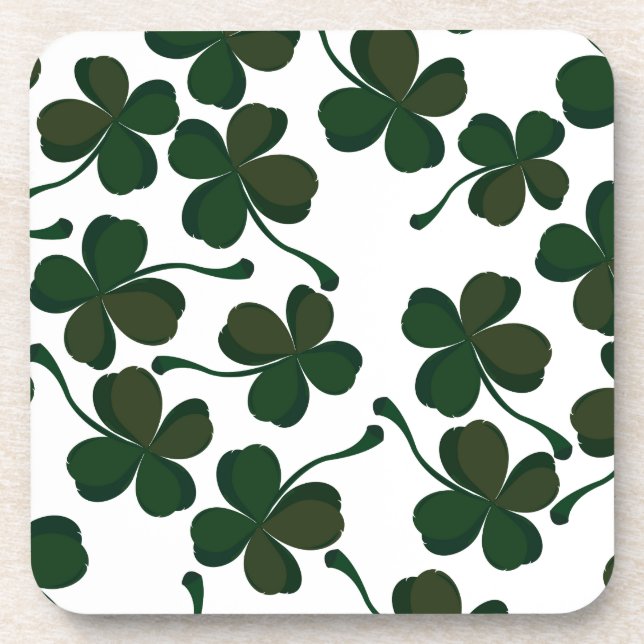 lucky clover coaster (Front)