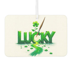 Lucky Clover Design for St. Patrick's Day Air Freshener
