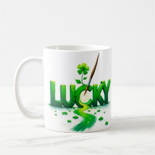 Lucky Clover Design for St. Patrick's Day Coffee Mug