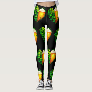 Lucky Clover Design for St. Patrick's Day Leggings