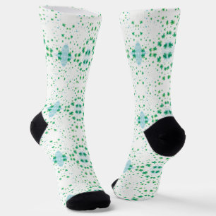 Lucky Clover Design for St. Patrick's Day Socks