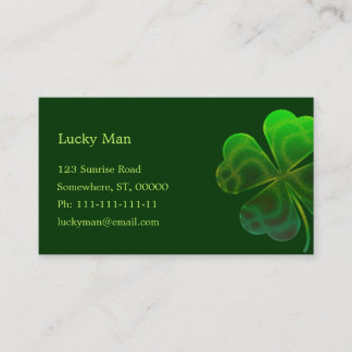 Lucky Clover | Floral Business Card