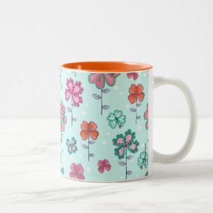 Lucky Clover Floral   Mug