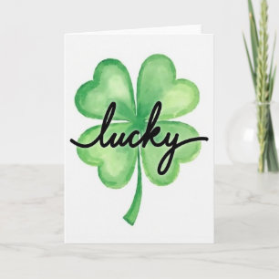 Lucky Clover For Partner Card