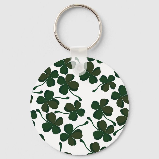 lucky clover keychain (Front)