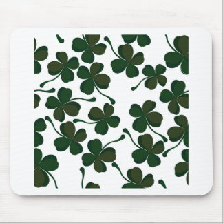 lucky clover mouse pad