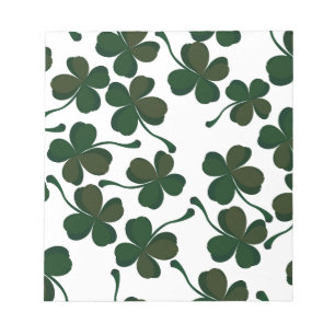 lucky clover notepad
