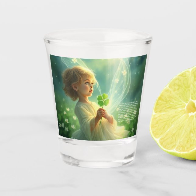 Lucky Clover Shot Glass (Front)