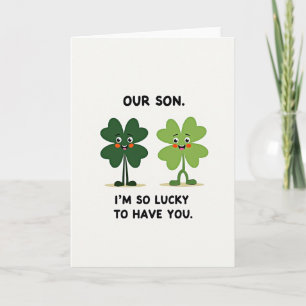 Lucky Clover Son Card