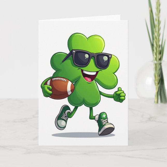 Lucky Clover Sporty Cool Card (Front)