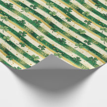 Lucky Clover St. Patrick’s Day Wrapping Paper
