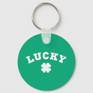 Lucky Clover St. Patricks Day Keychain