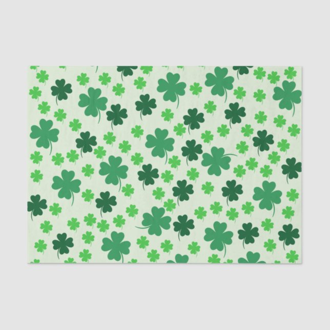 Lucky Clover Tissue Paper (Front)