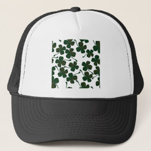 lucky clover trucker hat