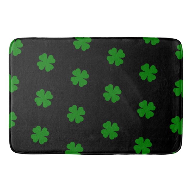 Lucky Clovers Bath Mat (Front)