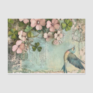 Lucky Clovers & Feathered Friends Tissue Paper