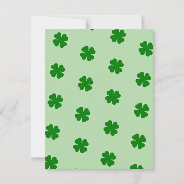 Lucky Clovers Holiday Card (Front)