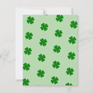 Lucky Clovers Holiday Card