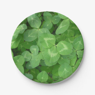 Lucky Clovers! Paper Plates
