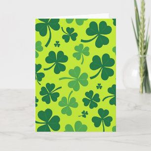 Lucky Clovers Pattern Card