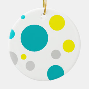 Lucky Colourful Bubbles Ceramic Ornament