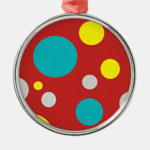 Lucky Colourful Bubbles Metal Ornament