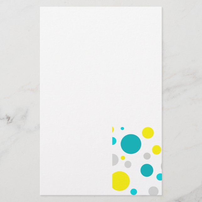 Lucky Colourful Bubbles Stationery (Front)