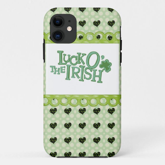 Lucky coque iphone irlandais (Dos)