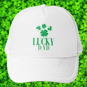 Lucky Dad Trucker Hat – Shamrocks & Style