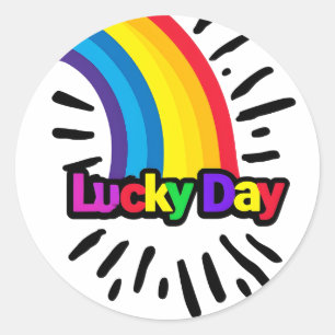 Lucky day stickers
