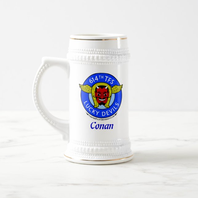 Lucky Devils Beer Stein (Left)