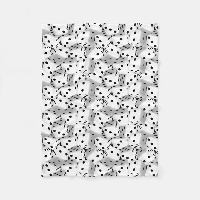 Lucky dice fleece blanket (Front)