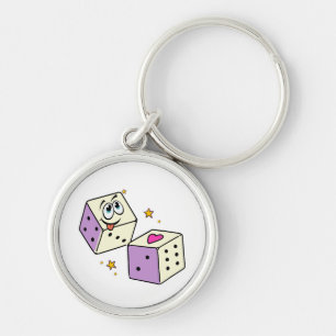 Lucky Dice Keychain