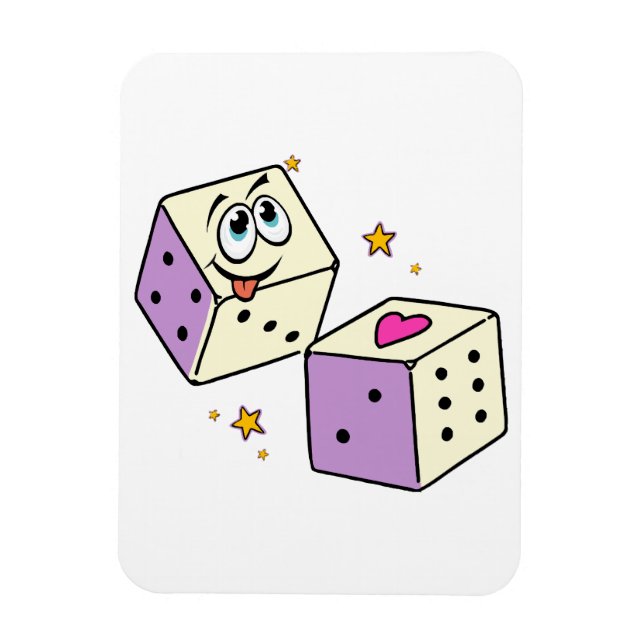 Lucky Dice Magnet (Vertical)