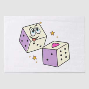 Lucky Dice Tissue Paper
