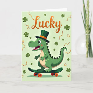 Lucky Dino Fun Time Card