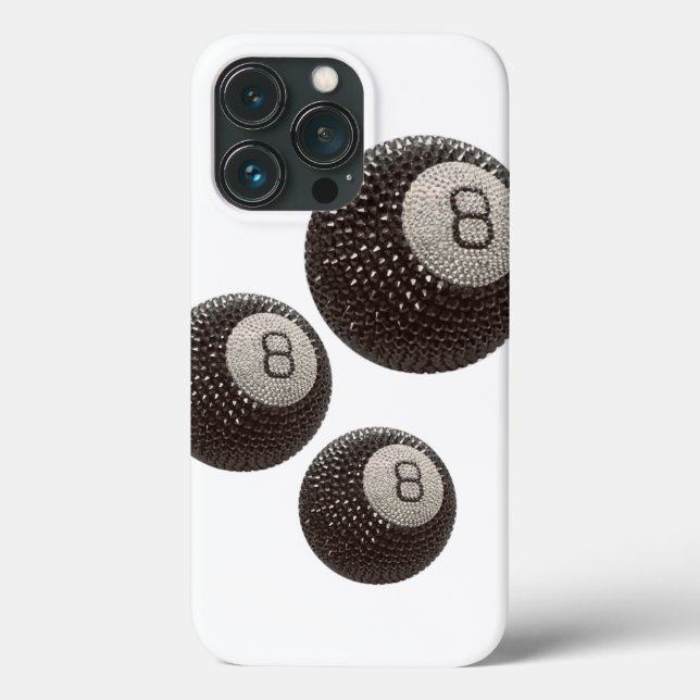 Lucky Disco 8 PINK, Lucky 8 disco Ball, Snooker Case-Mate iPhone Case (Back)