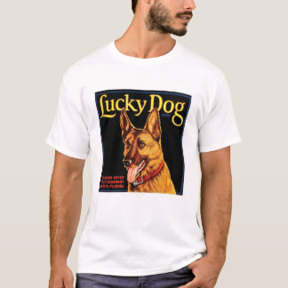 Lucky Dog basic white T-Shirt