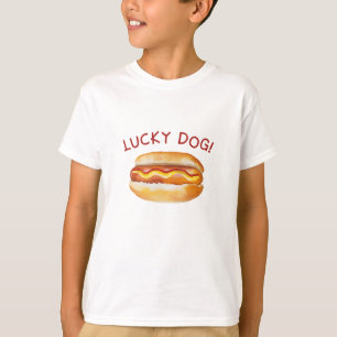 Lucky Dog Birthday Shirt – Hot Dog Themed BBQ Cook
