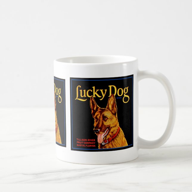 Lucky Dog Coffee Mug (Right)