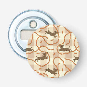 lucky dogs with sausages background bottle opener