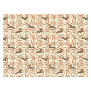 lucky dogs with sausages background tablecloth